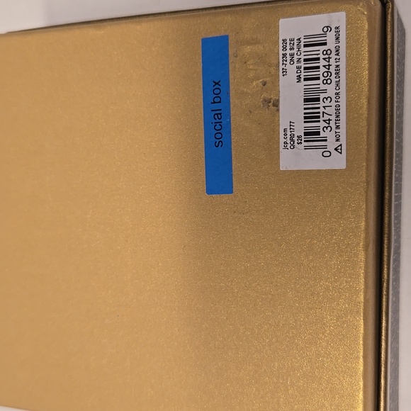 NIB Monet Rose Gold Compact Mirror with Crystal Accents - Picture 4 of 5